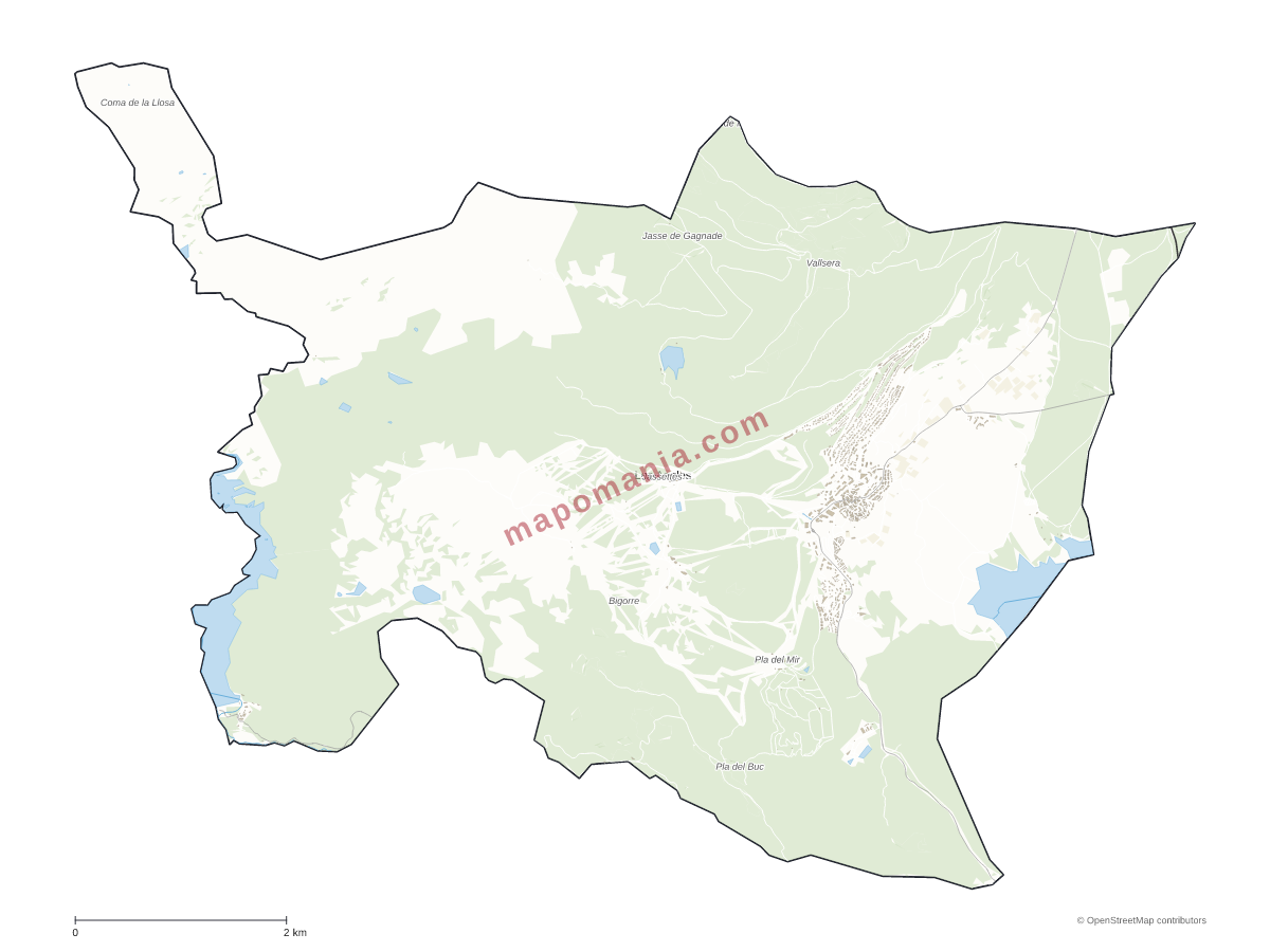 Carte de Les Angles à personnaliser