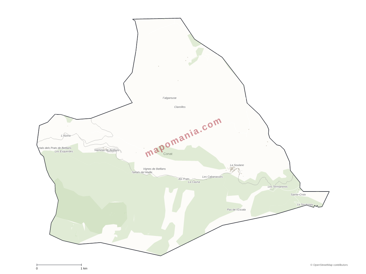 Carte de Conat à personnaliser