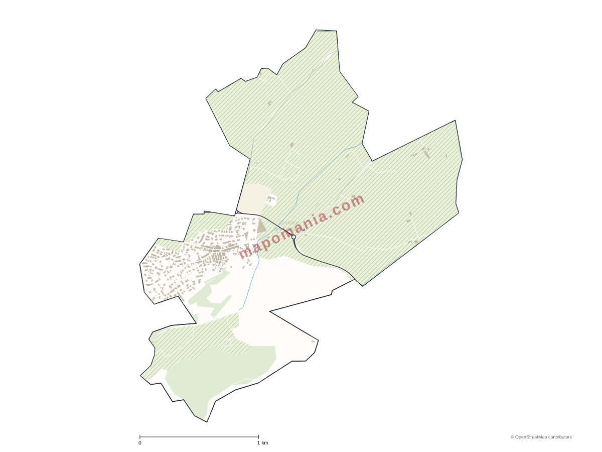 Carte de Corbère-les-Cabanes à personnaliser