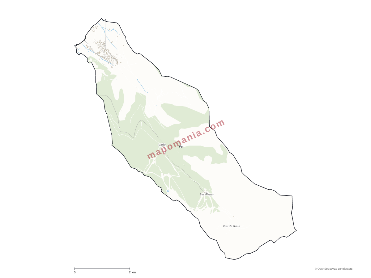 Carte de Err à personnaliser