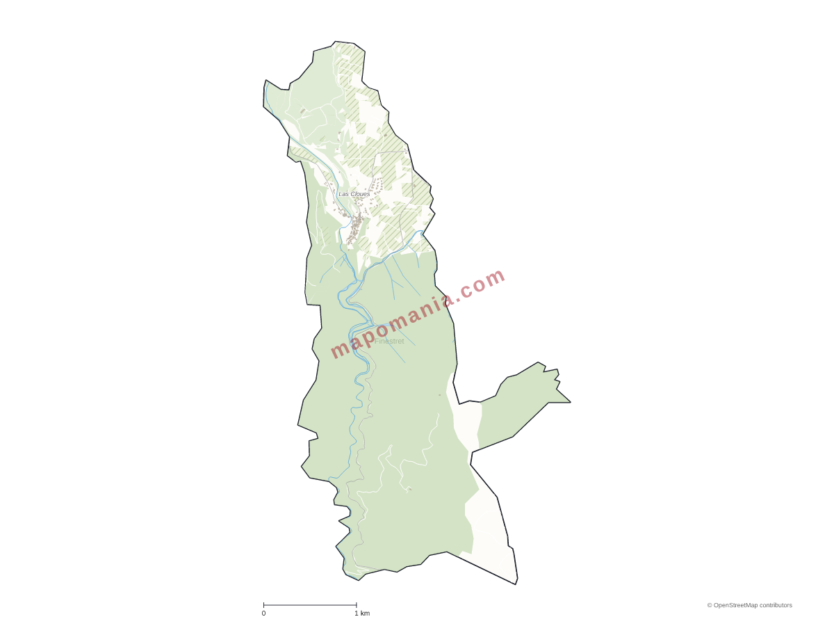 Carte de Finestret à personnaliser