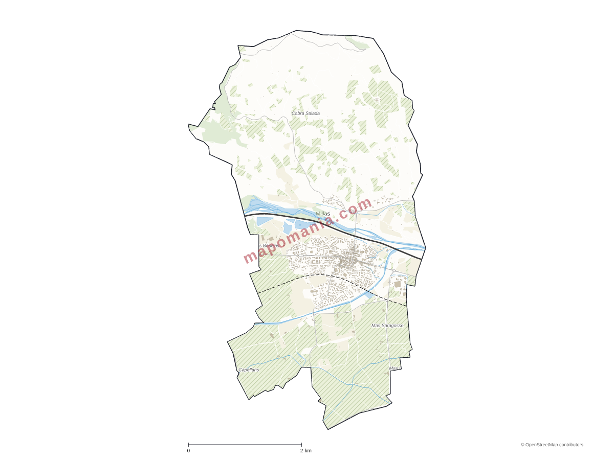 Carte de Millas à personnaliser