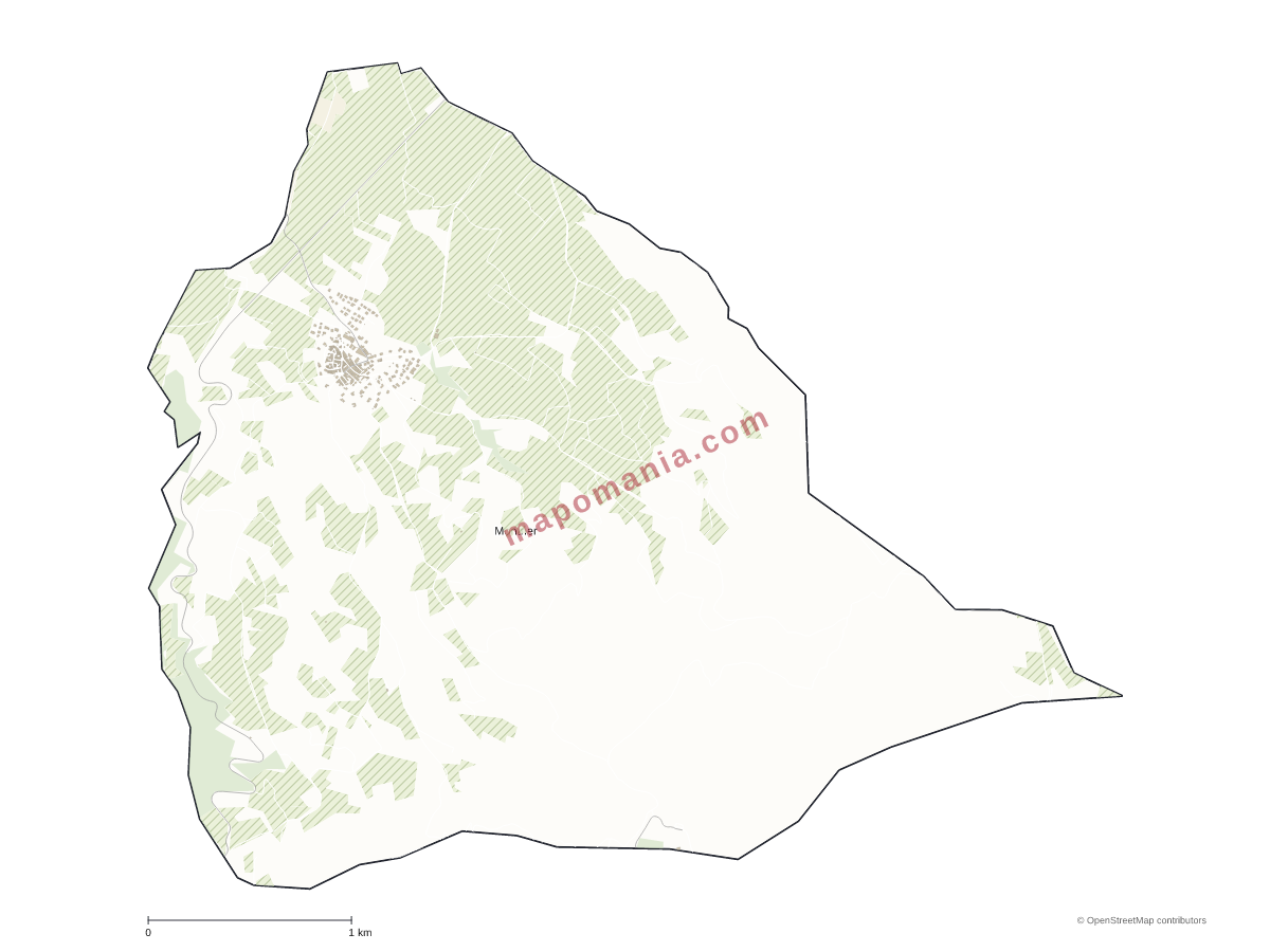 Carte de Montner à personnaliser