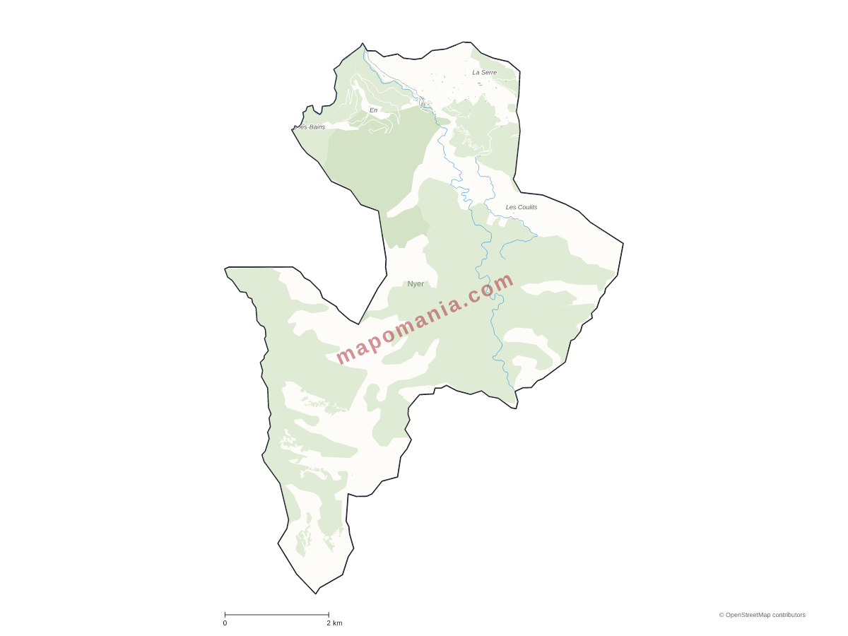 Carte de Nyer à personnaliser