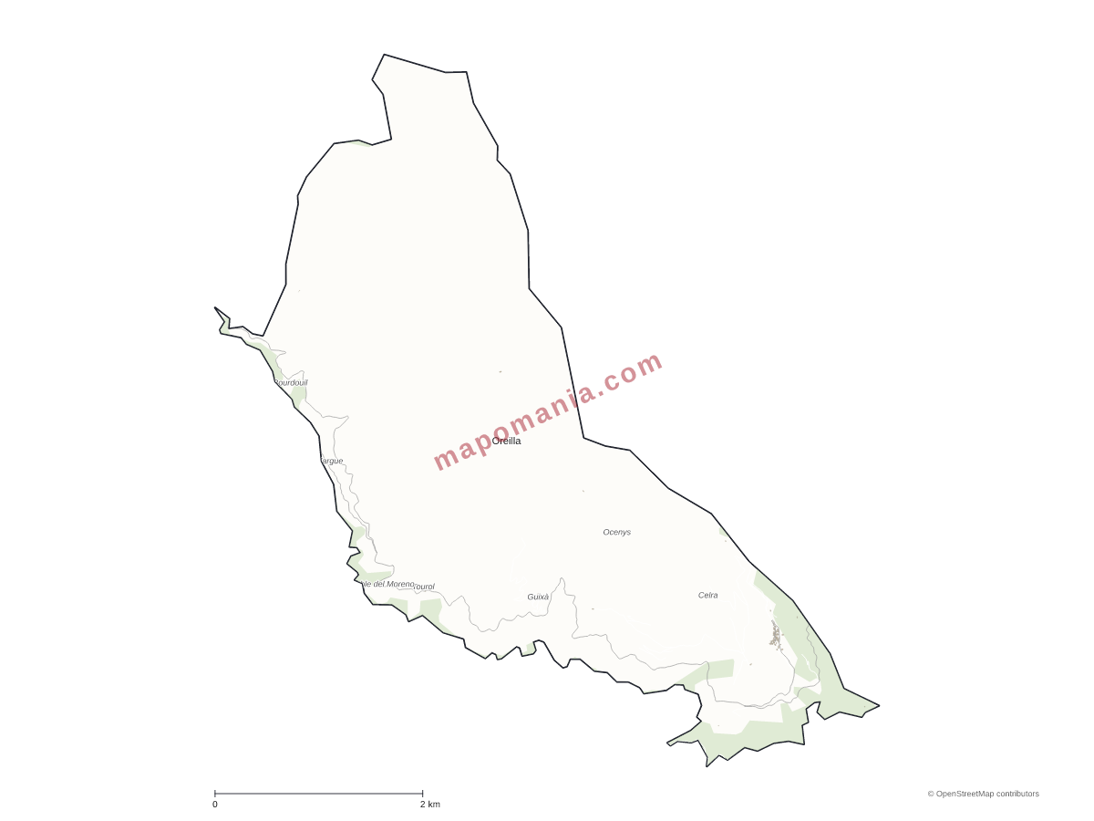 Carte de Oreilla à personnaliser