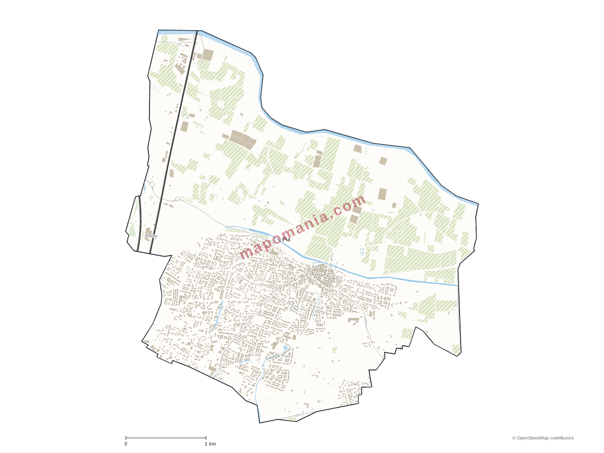 Carte de Pia à personnaliser