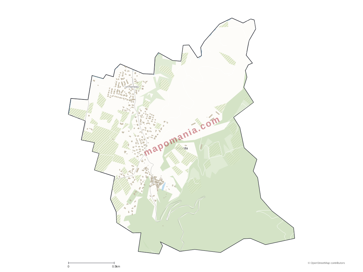 Carte de Rigarda à personnaliser