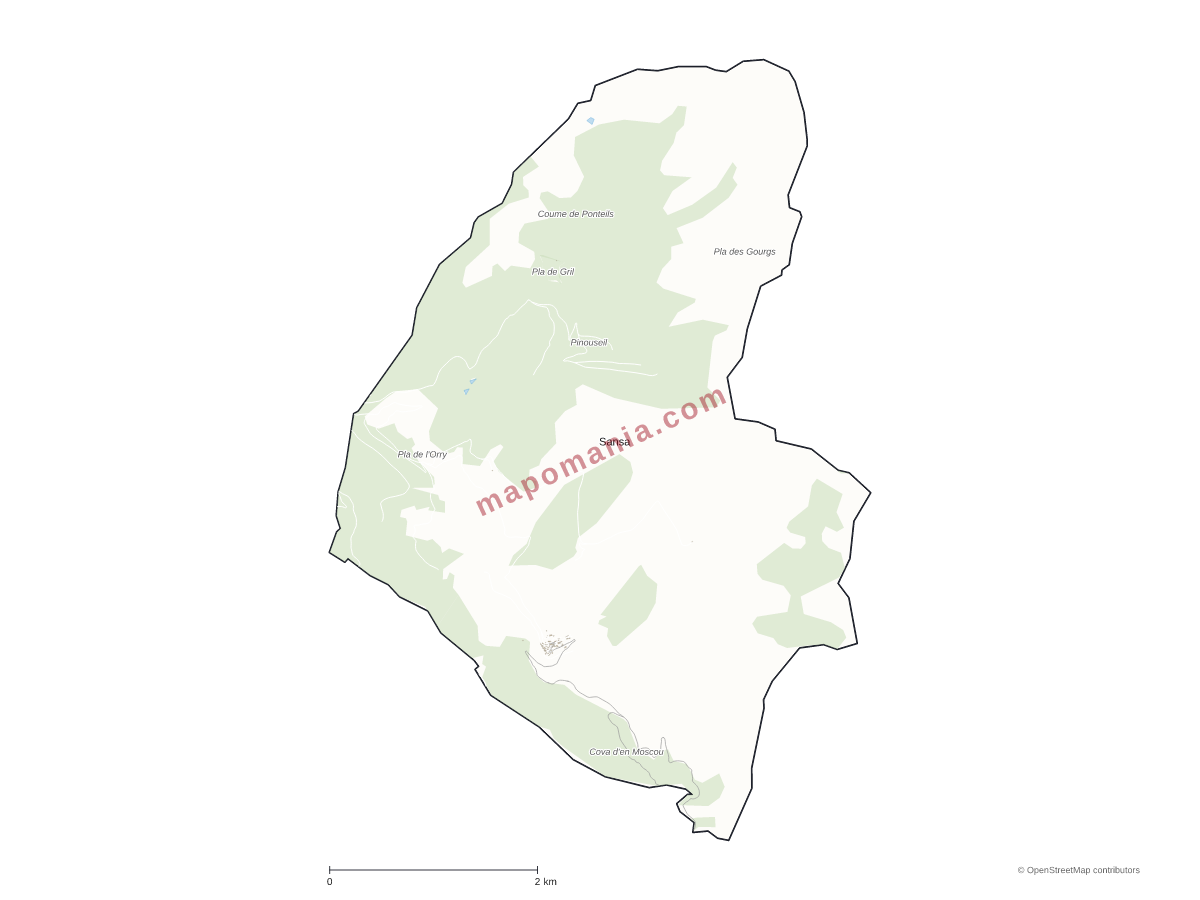 Carte de Sansa à personnaliser