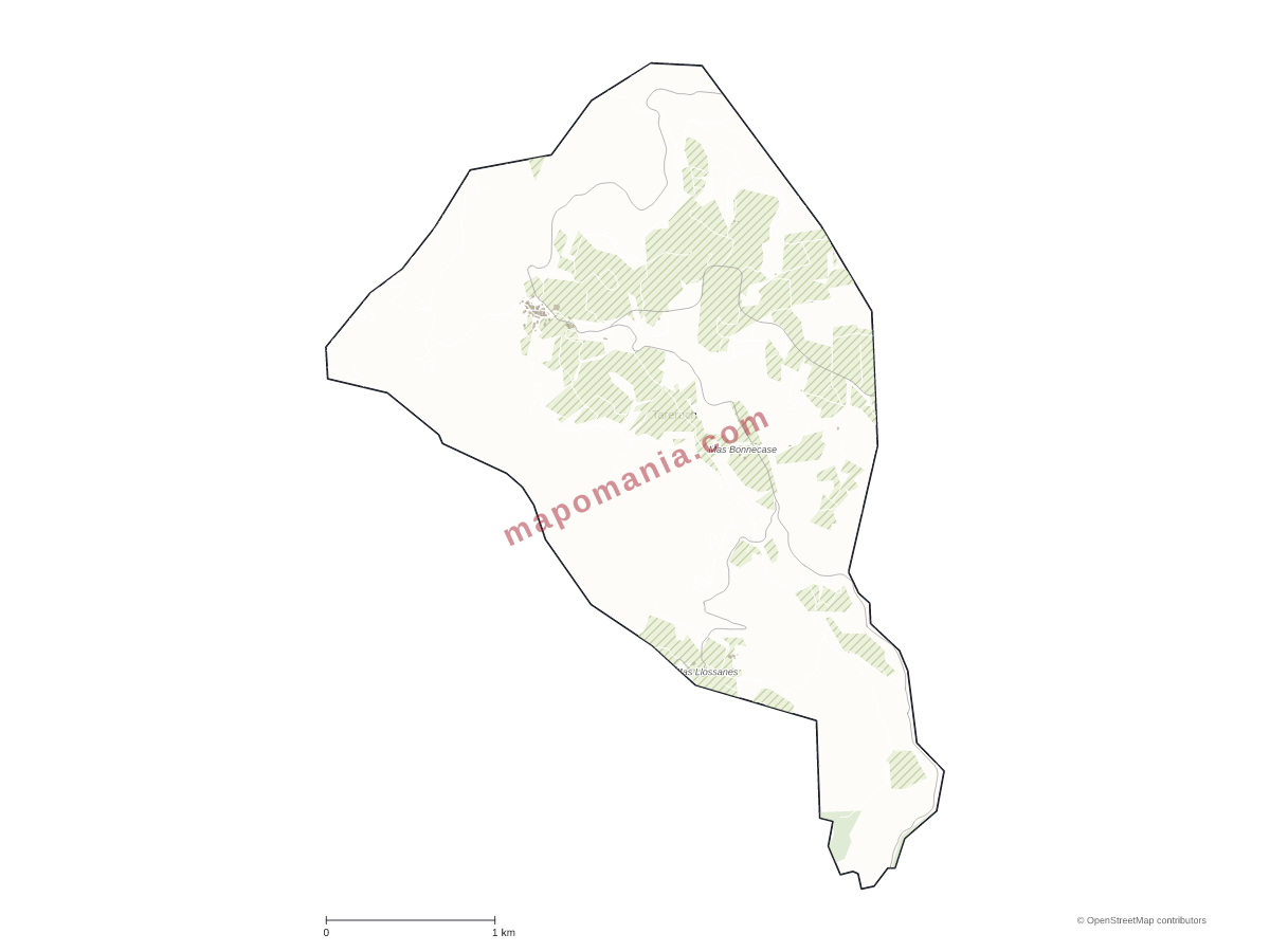 Carte de Tarerach à personnaliser