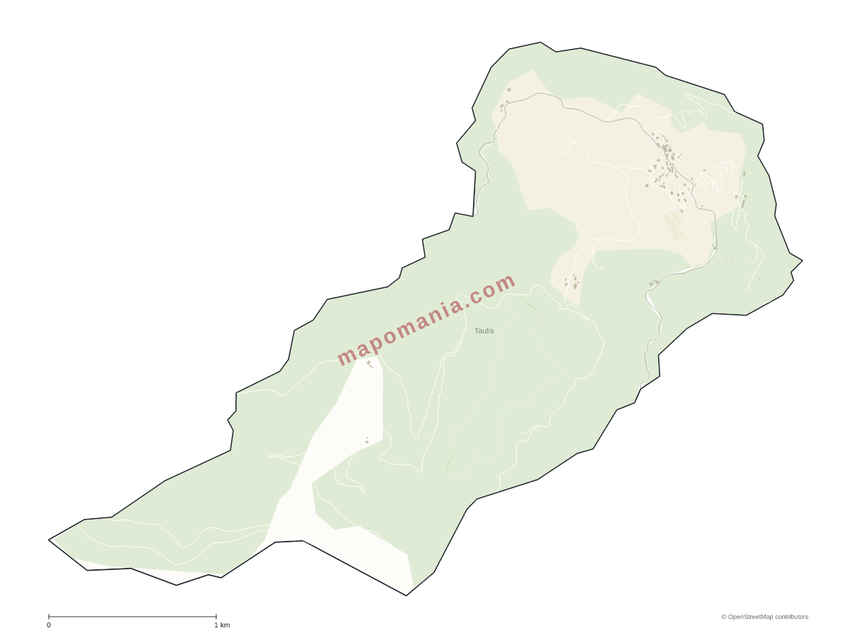 Carte de Taulis à personnaliser