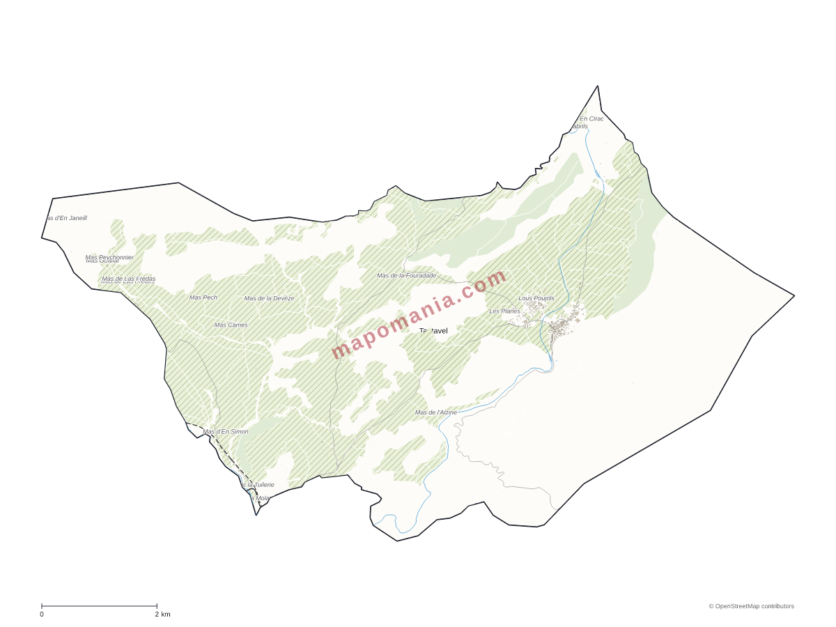 Carte de Tautavel à personnaliser