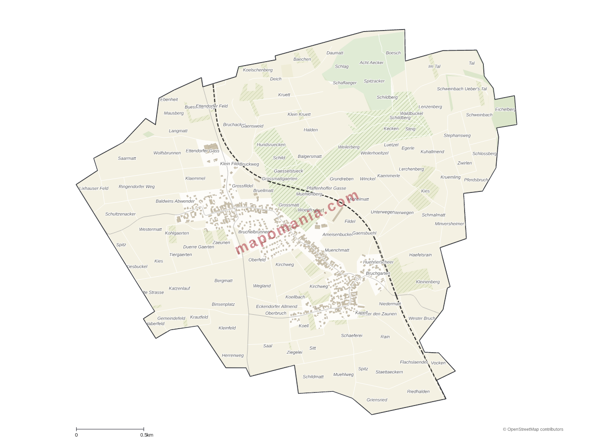 Carte de Alteckendorf à personnaliser