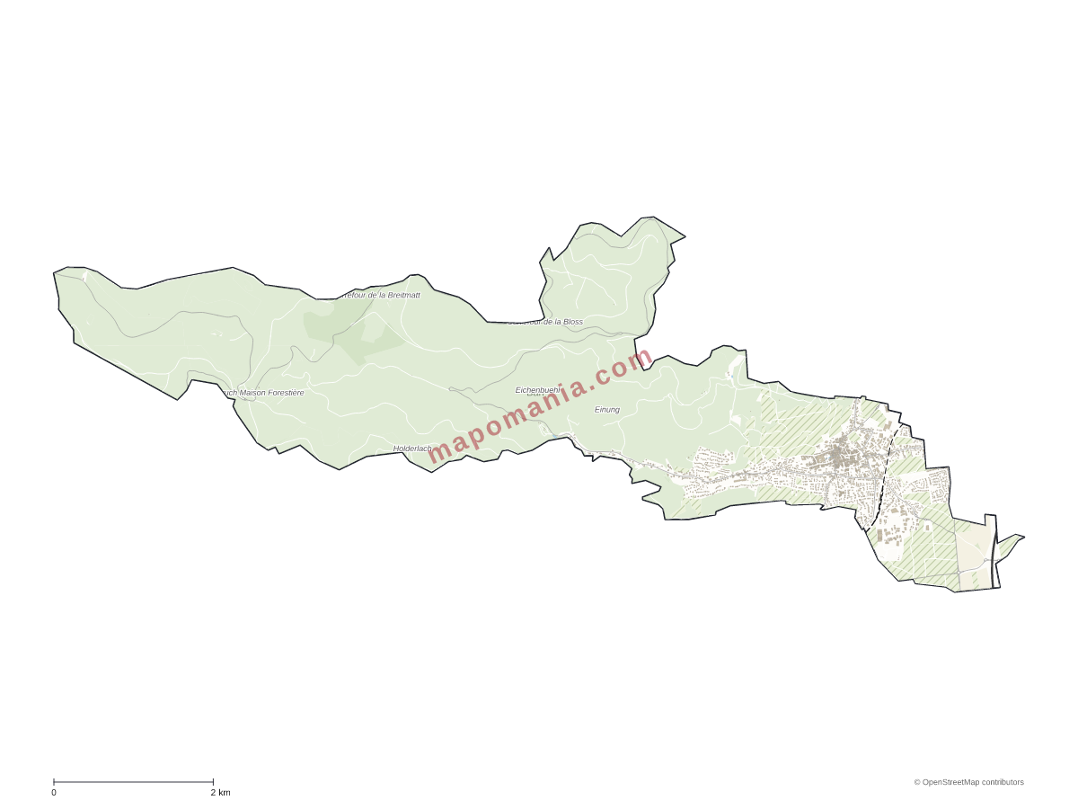 Carte de Barr à personnaliser