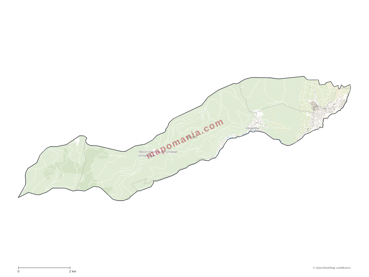 Carte de Bœrsch à personnaliser