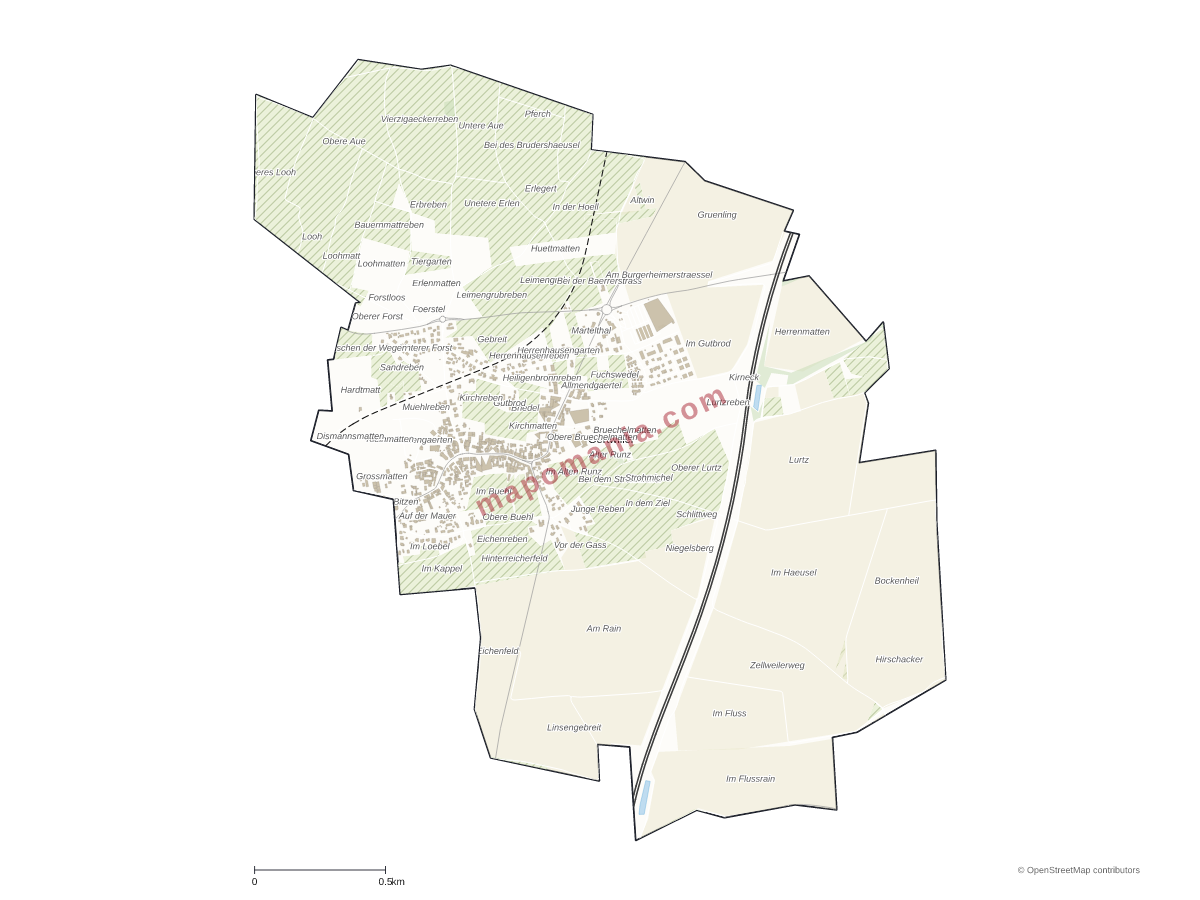 Carte de Gertwiller à personnaliser