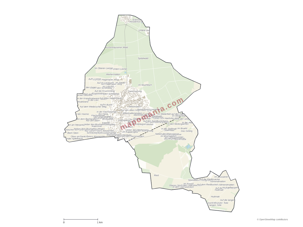 Carte de Gries à personnaliser
