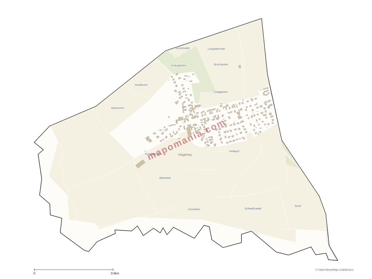 Carte de Hegeney à personnaliser