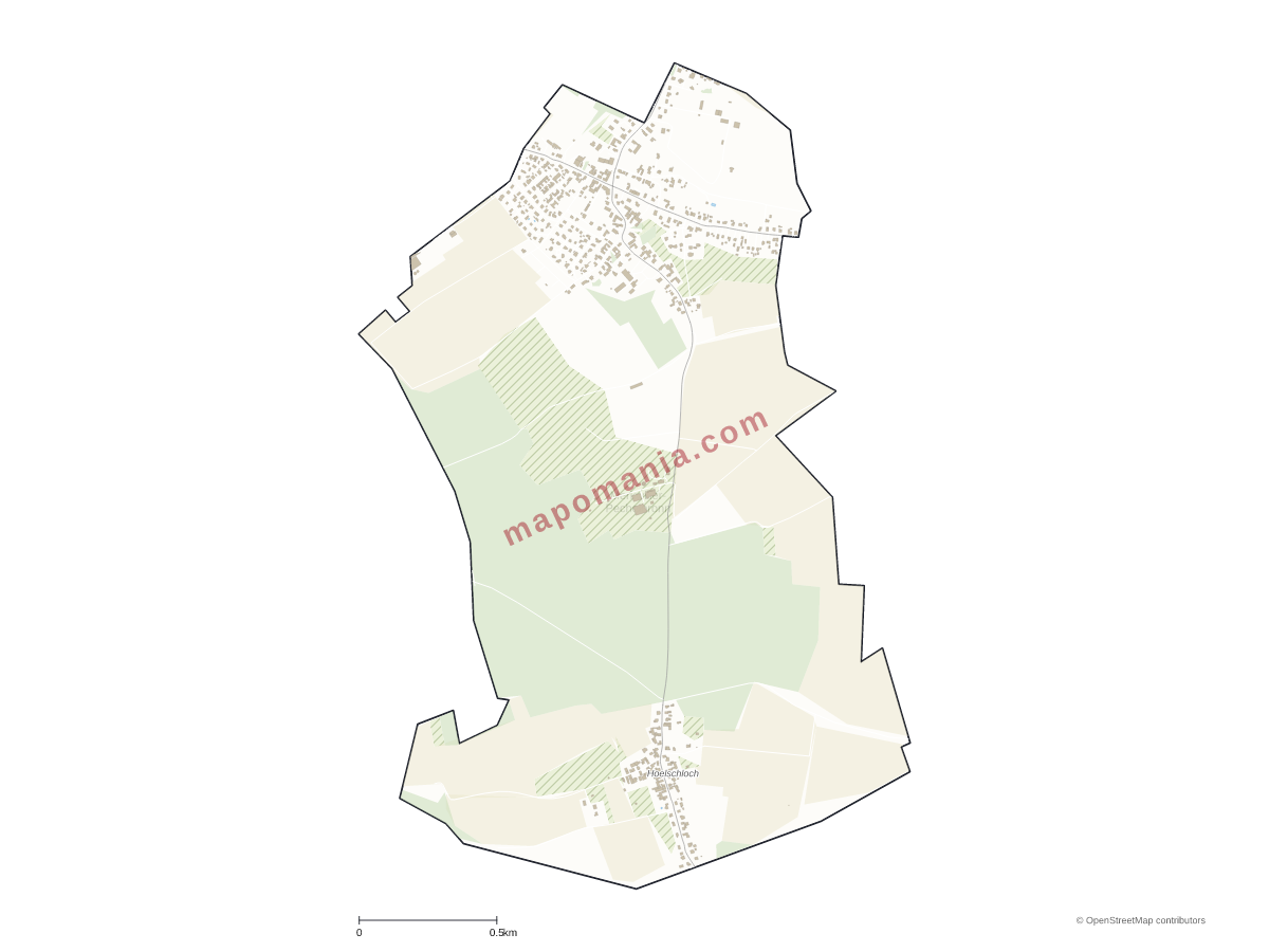 Carte de Merkwiller-Pechelbronn à personnaliser