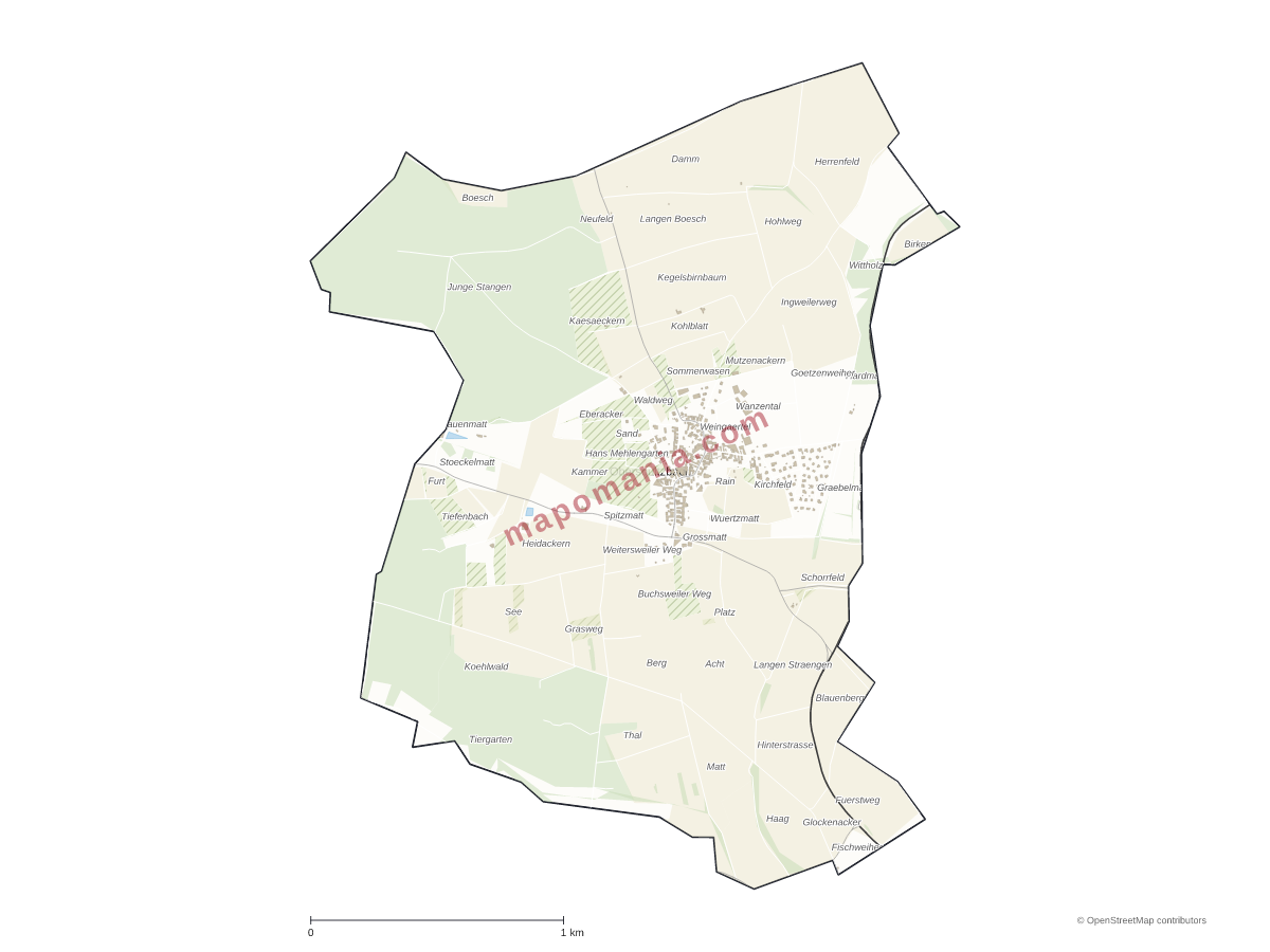Carte de Obersoultzbach à personnaliser