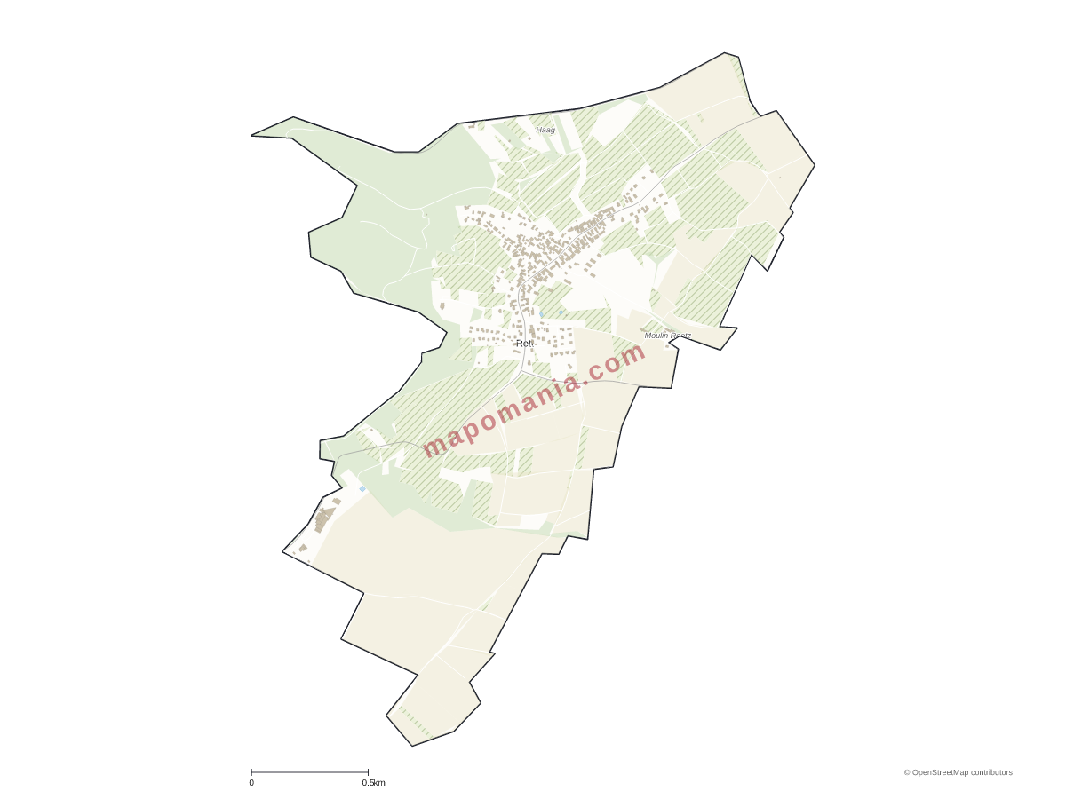 Carte de Rott à personnaliser
