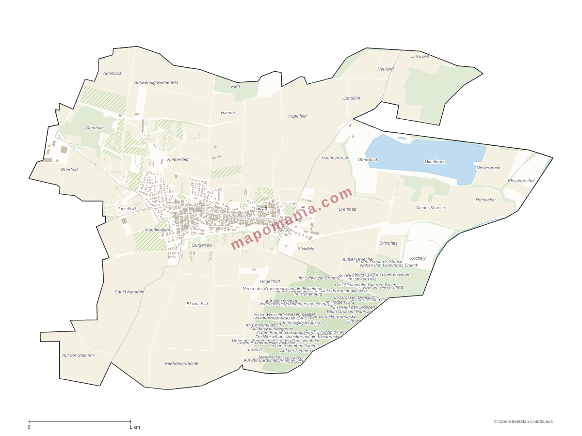 Carte de Valff à personnaliser