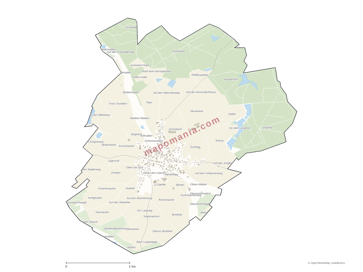 Carte de Bisel à personnaliser