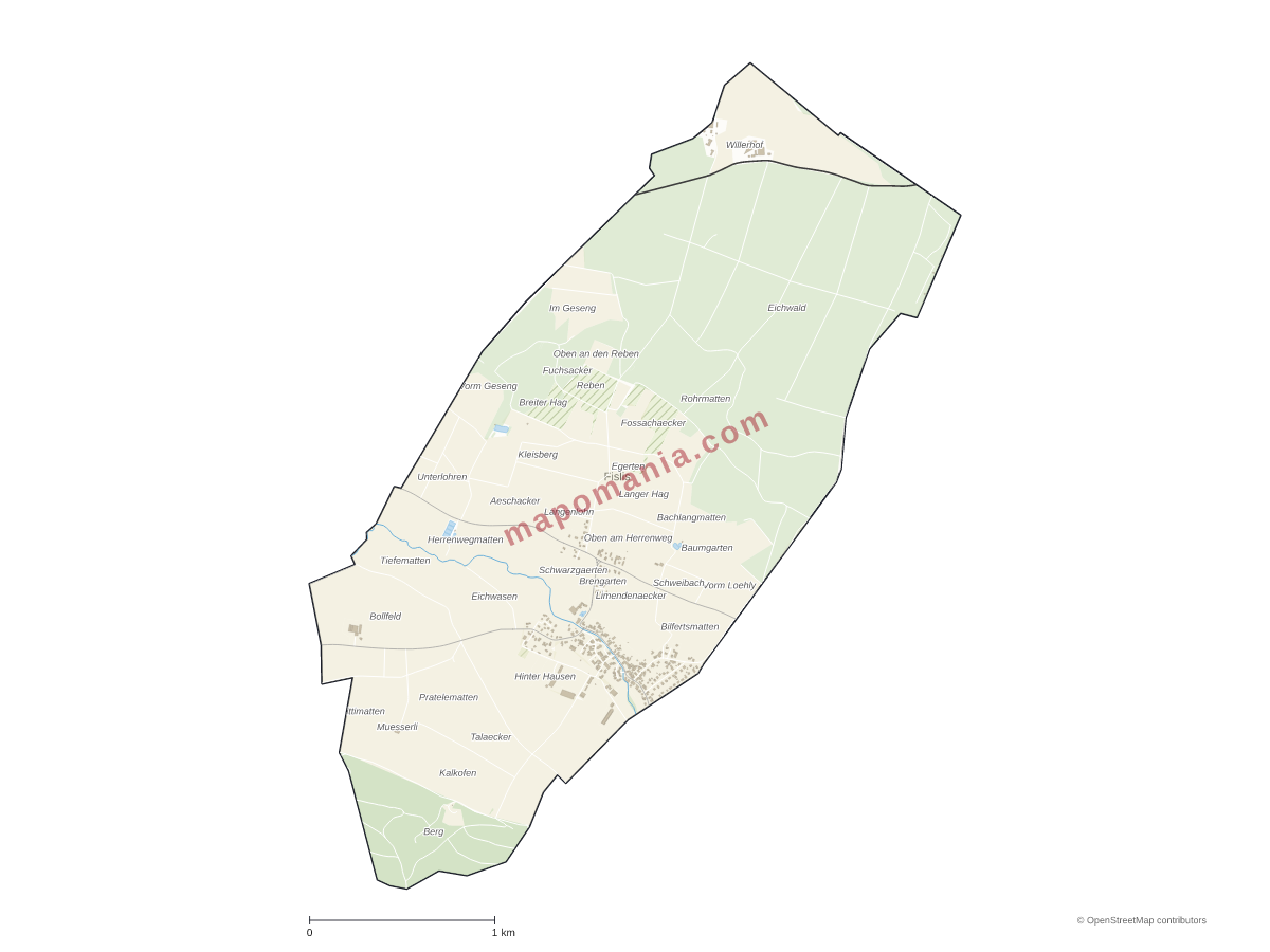 Carte de Fislis à personnaliser