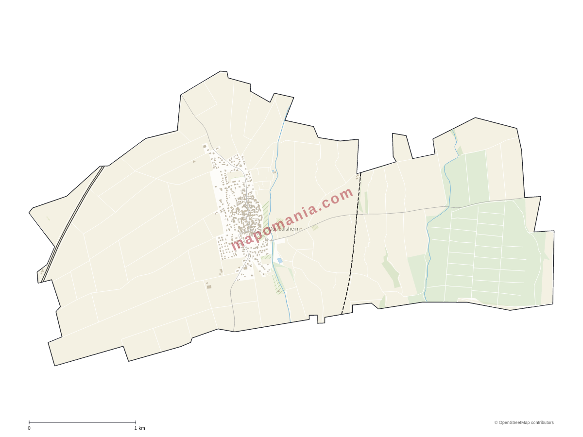 Carte de Gundolsheim à personnaliser