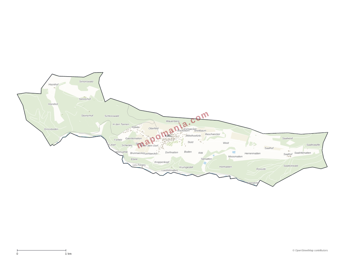 Carte de Kiffis à personnaliser