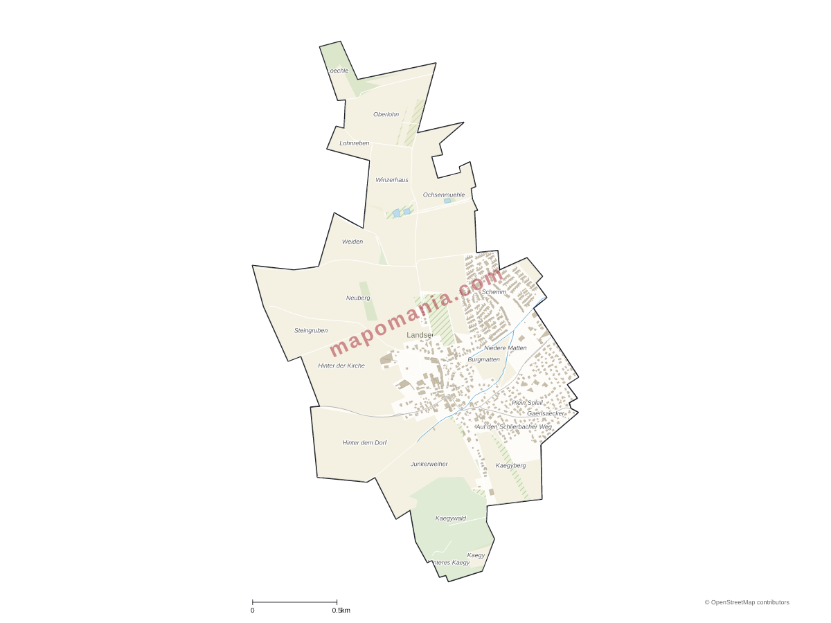 Carte de Landser à personnaliser