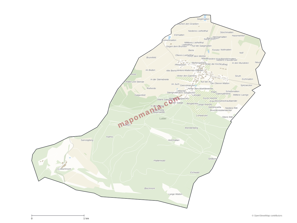 Carte de Lutter à personnaliser