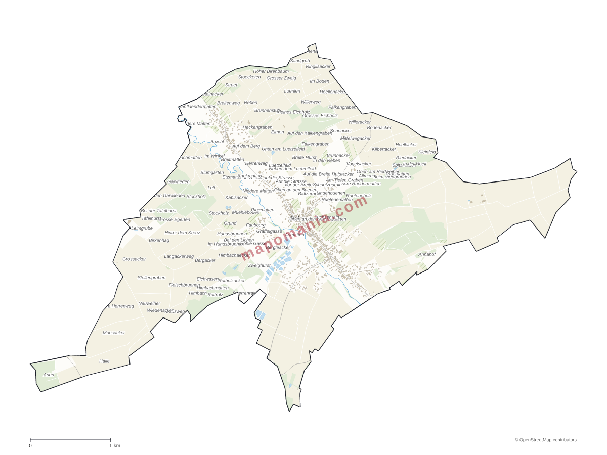 Carte de Illtal à personnaliser