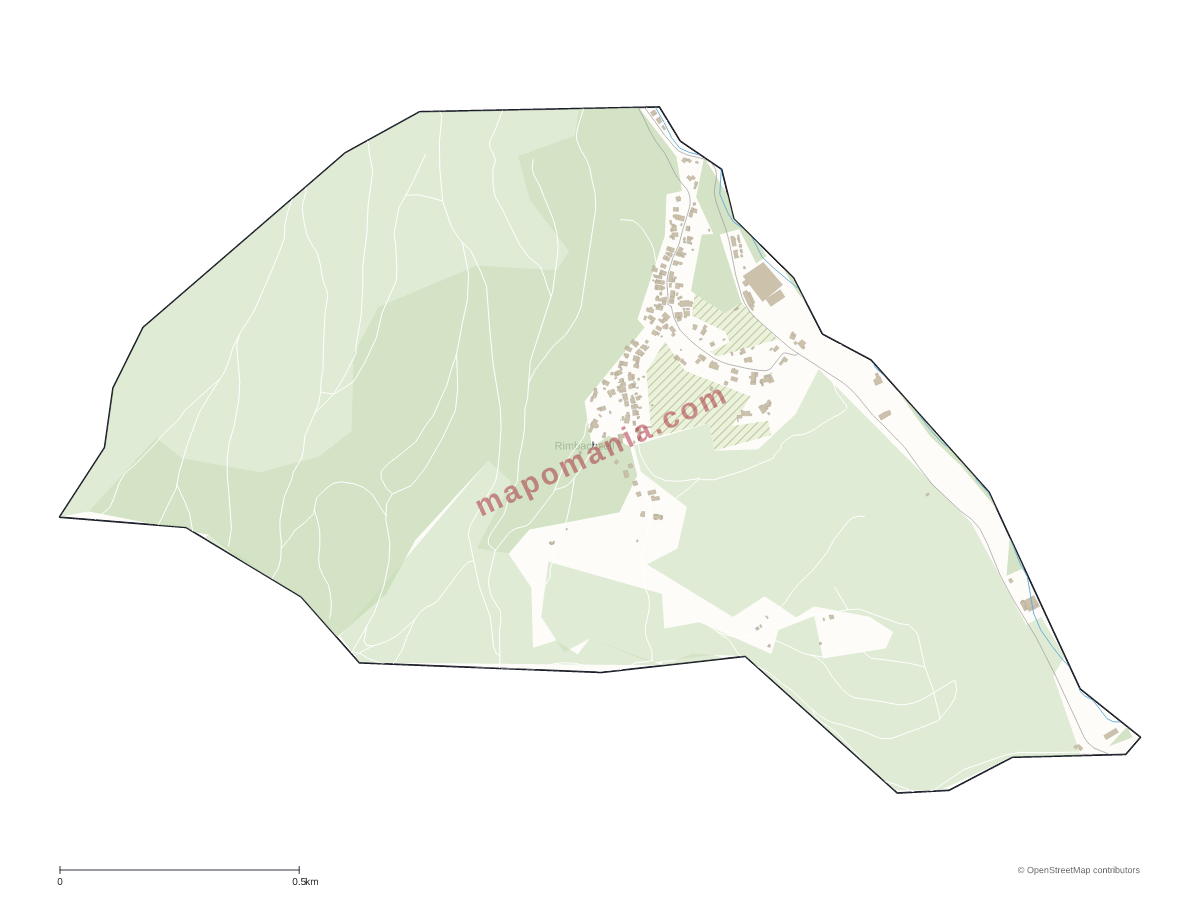 Carte de Rimbachzell à personnaliser
