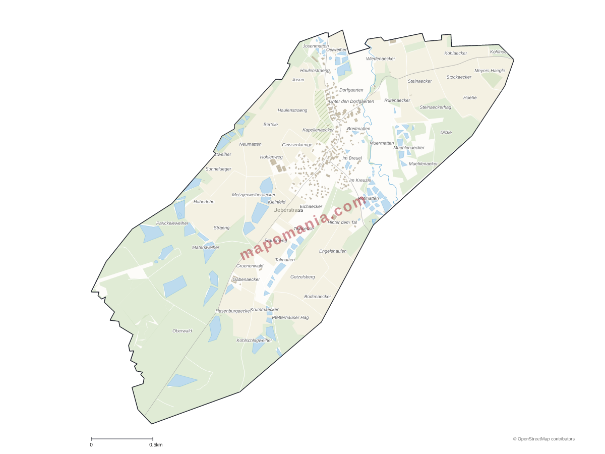 Carte de Ueberstrass à personnaliser
