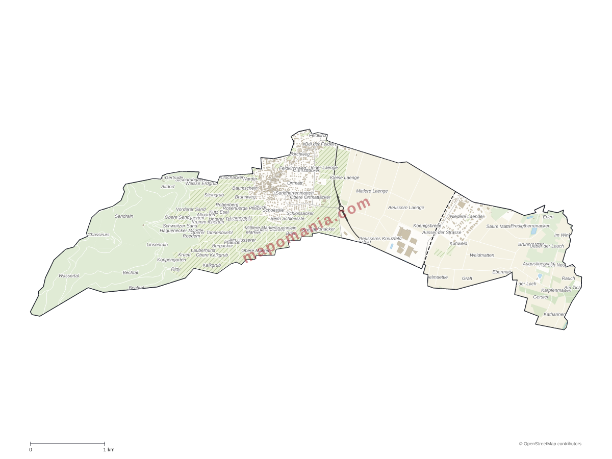 Carte de Wettolsheim à personnaliser