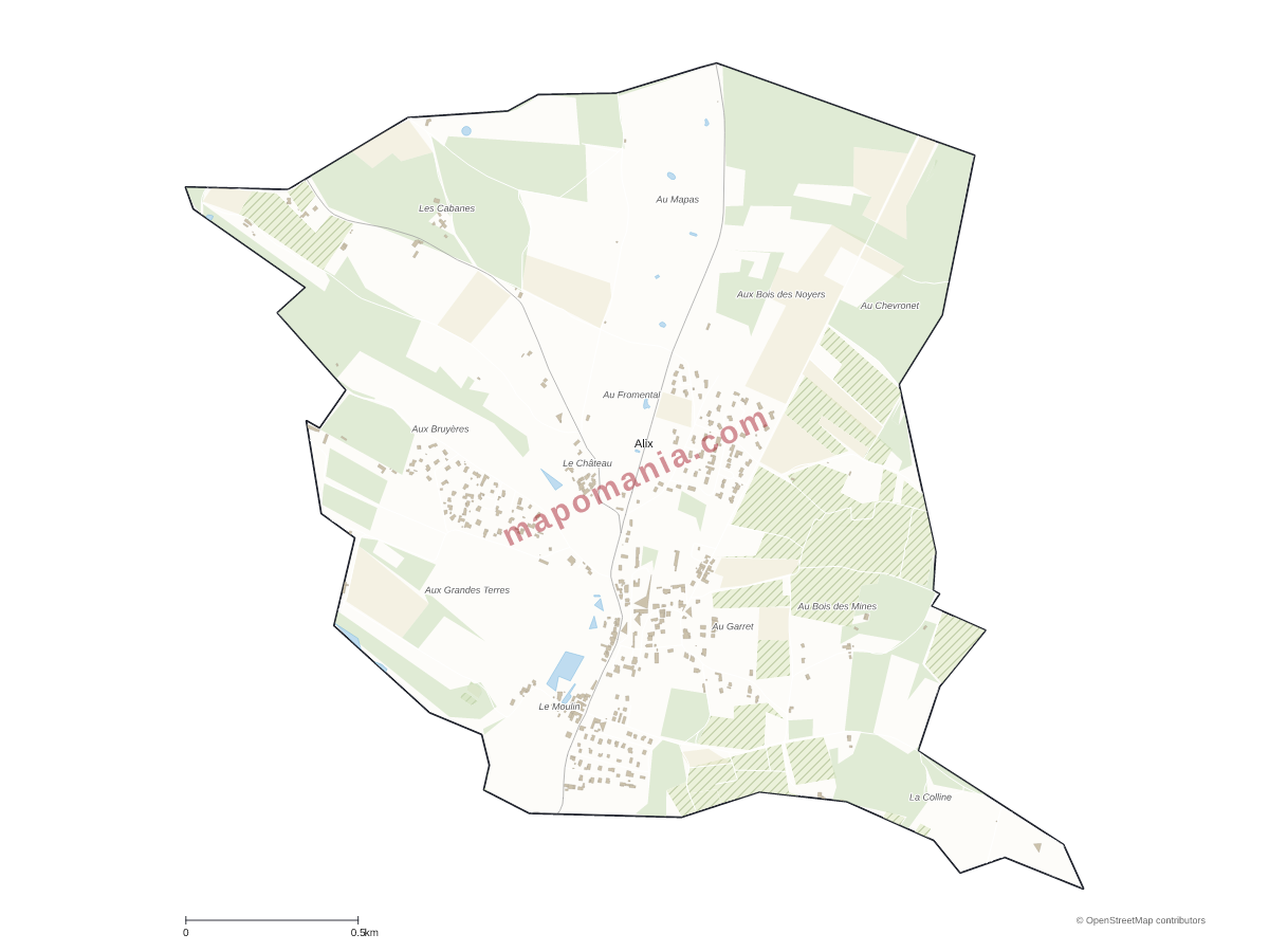 Carte de Alix à personnaliser