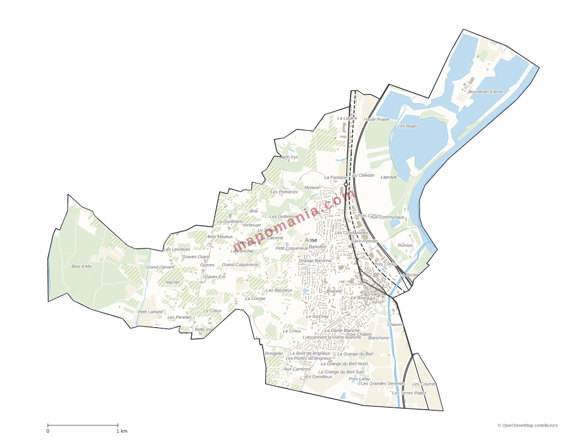 Carte de Anse à personnaliser
