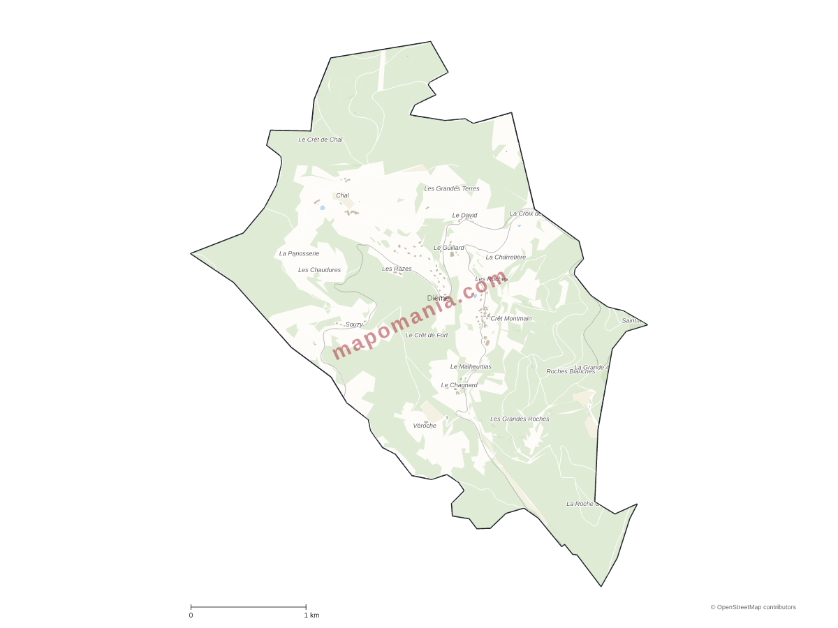 Carte de Dième à personnaliser