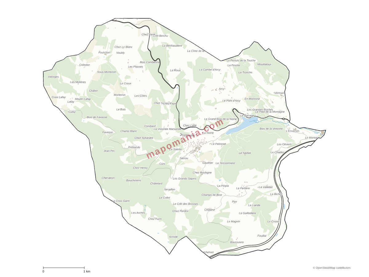 Carte de Joux à personnaliser