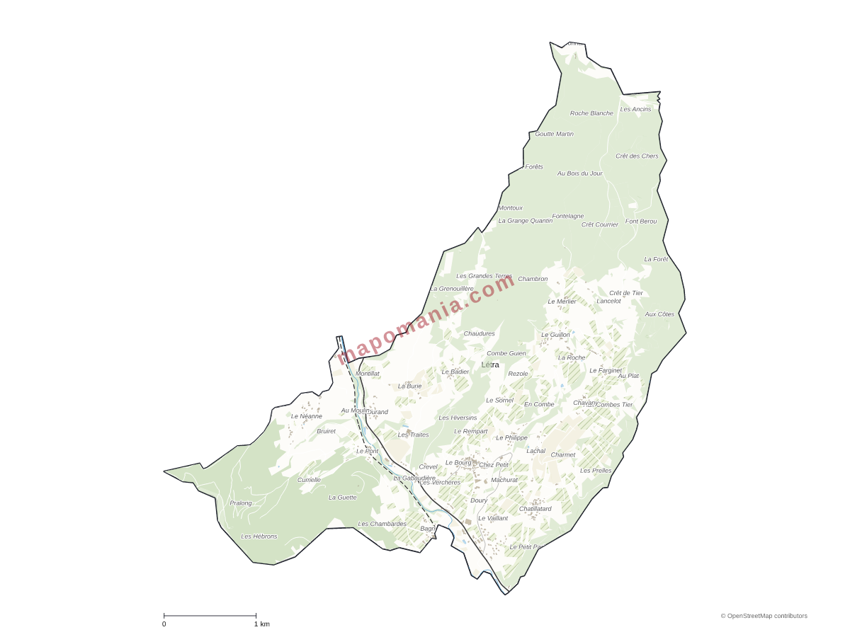 Carte de Létra à personnaliser