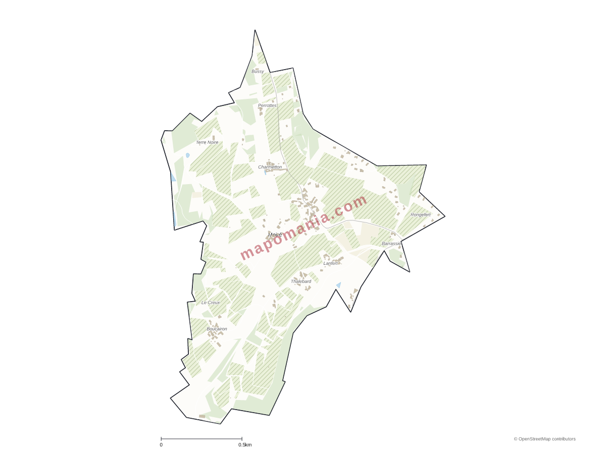 Carte de Moiré à personnaliser