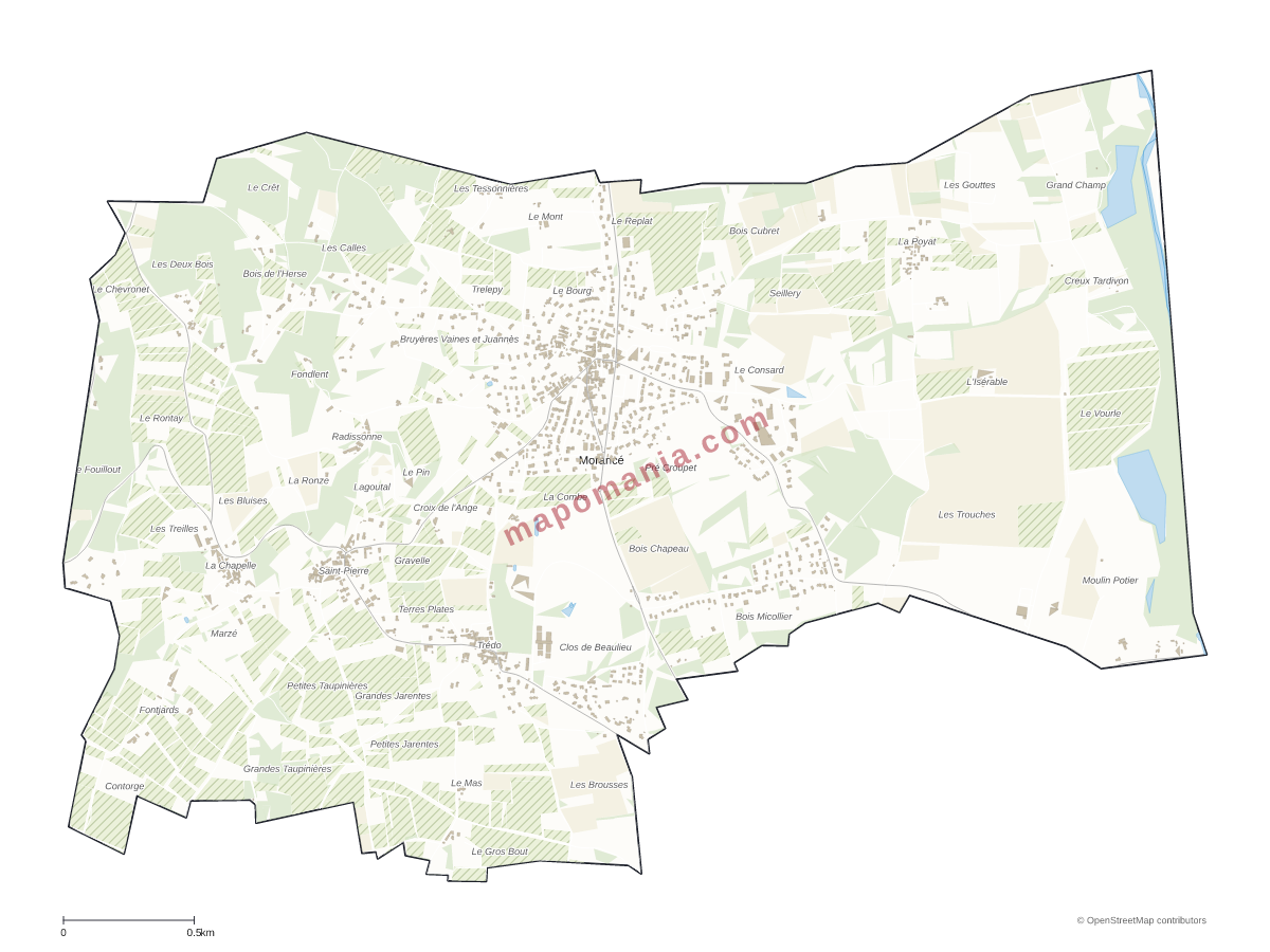 Carte de Morancé à personnaliser