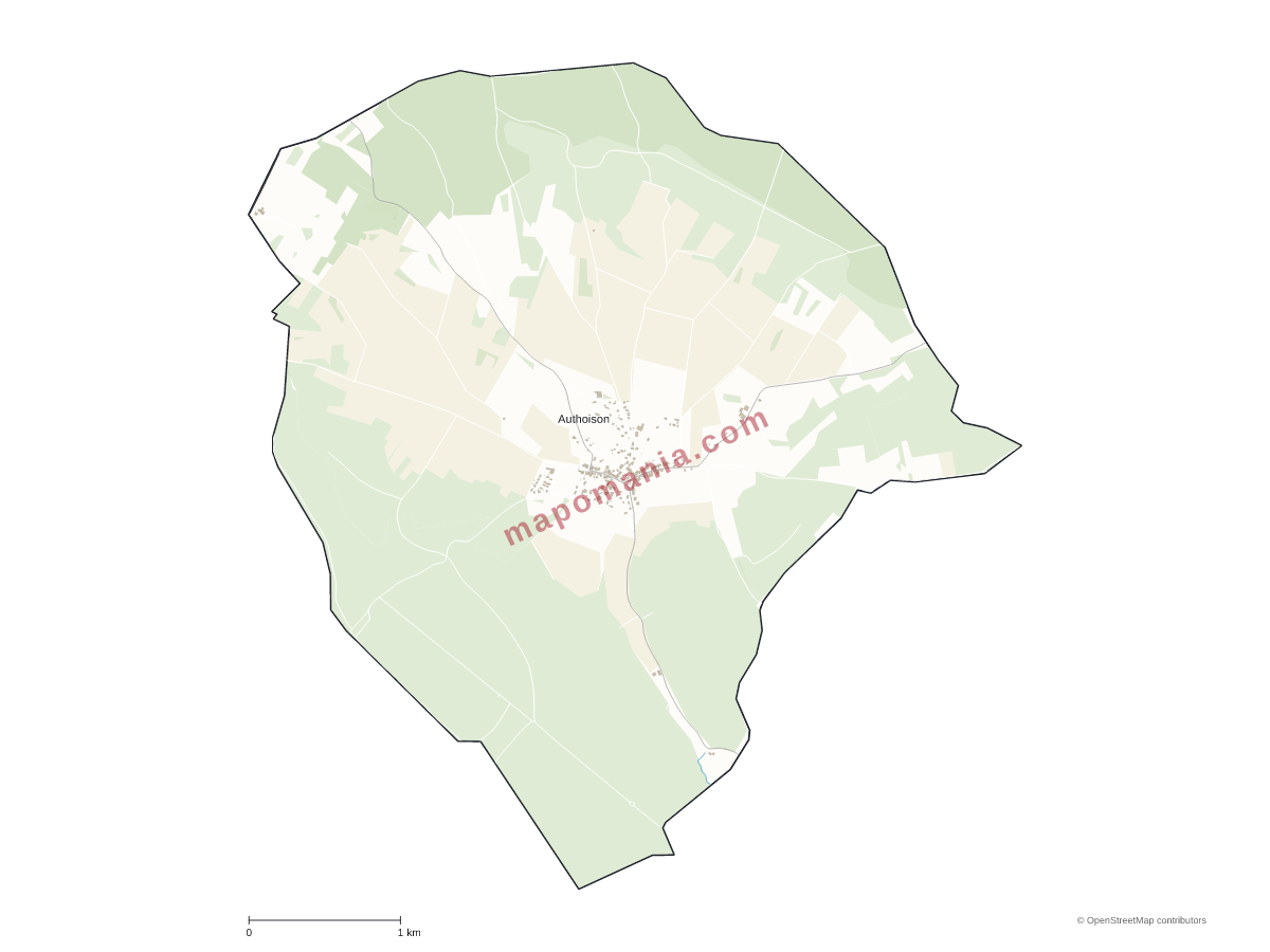 Carte de Authoison à personnaliser