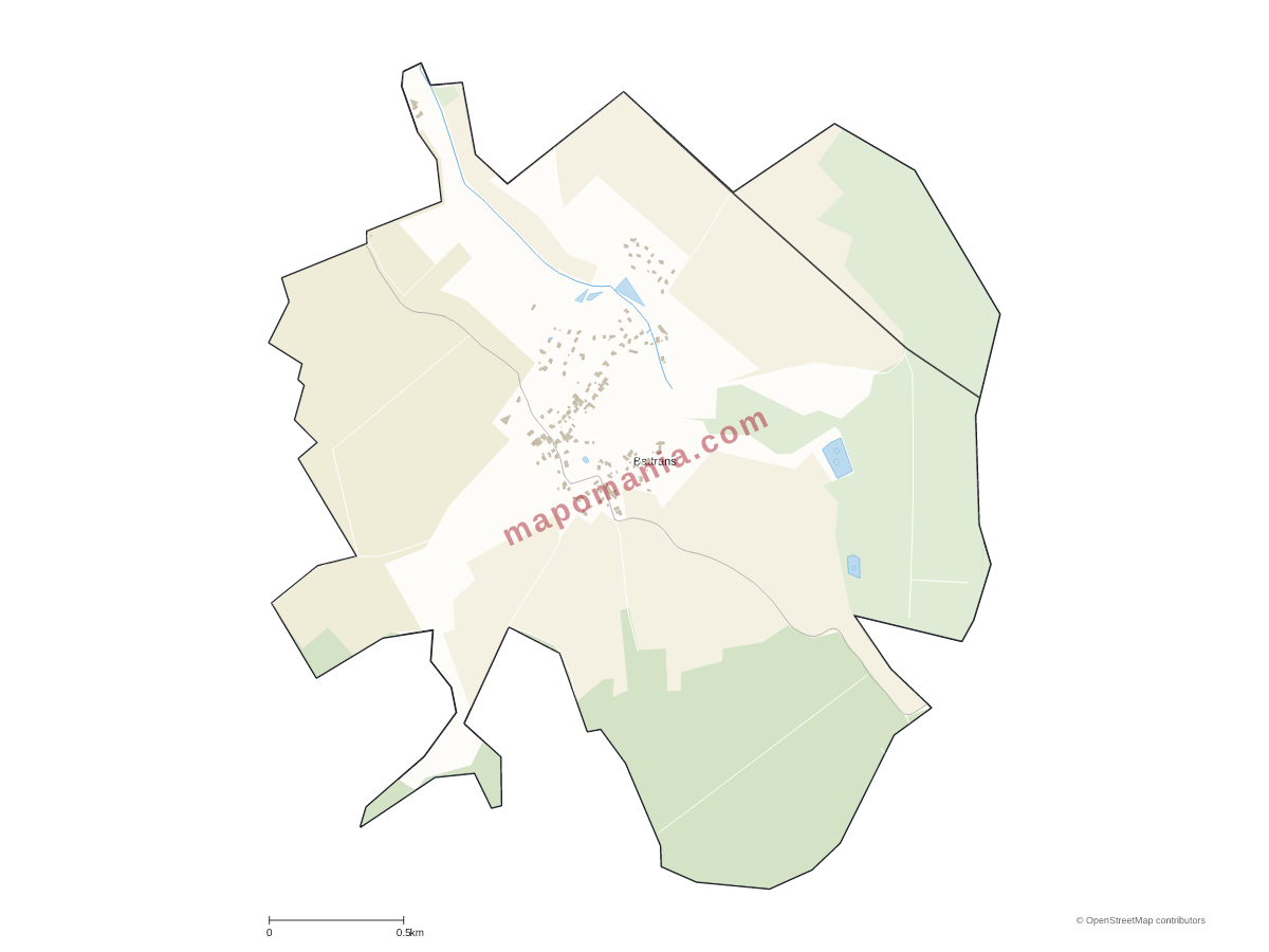 Carte de Battrans à personnaliser