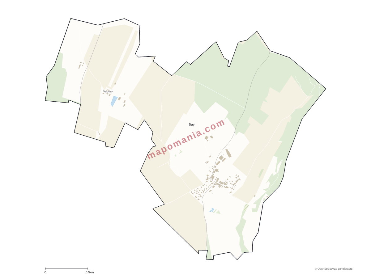 Carte de Bay à personnaliser