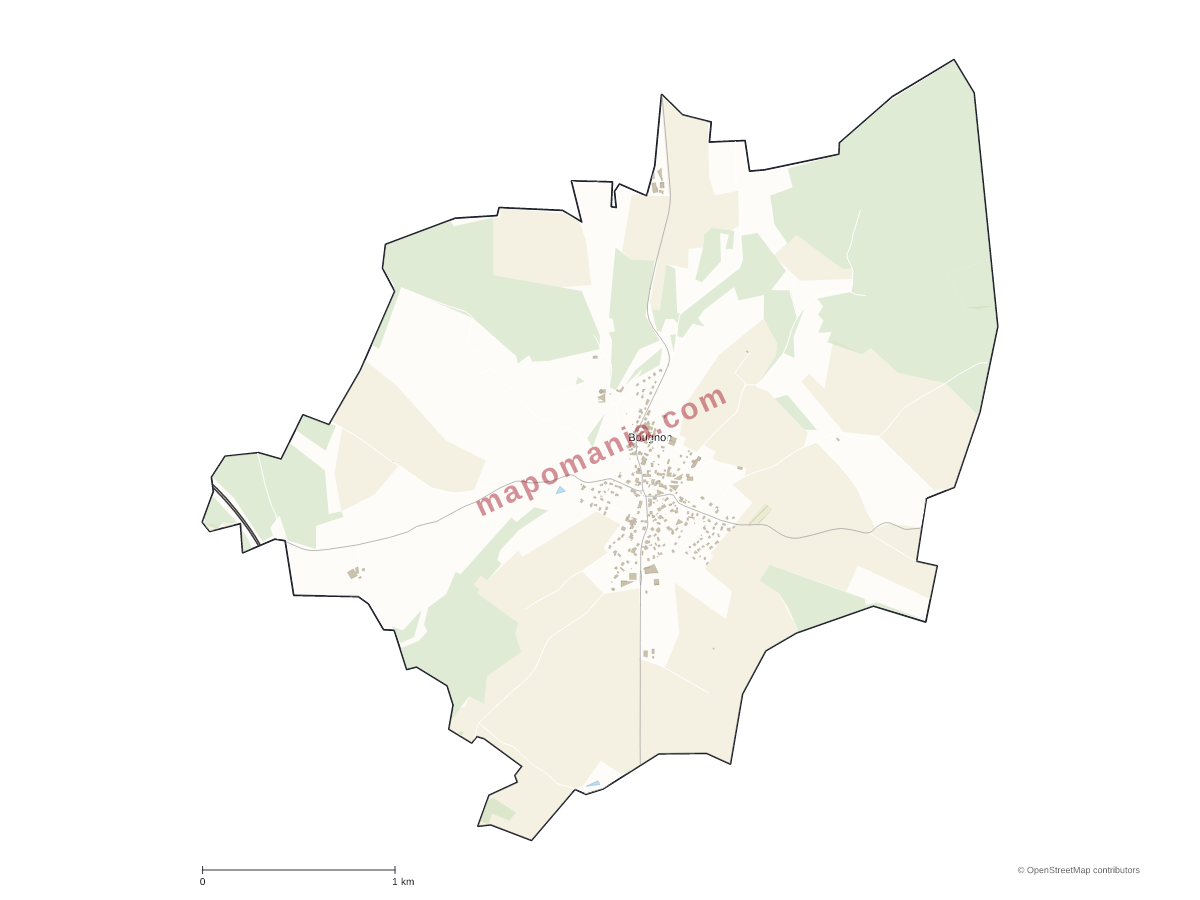 Carte de Bougnon à personnaliser