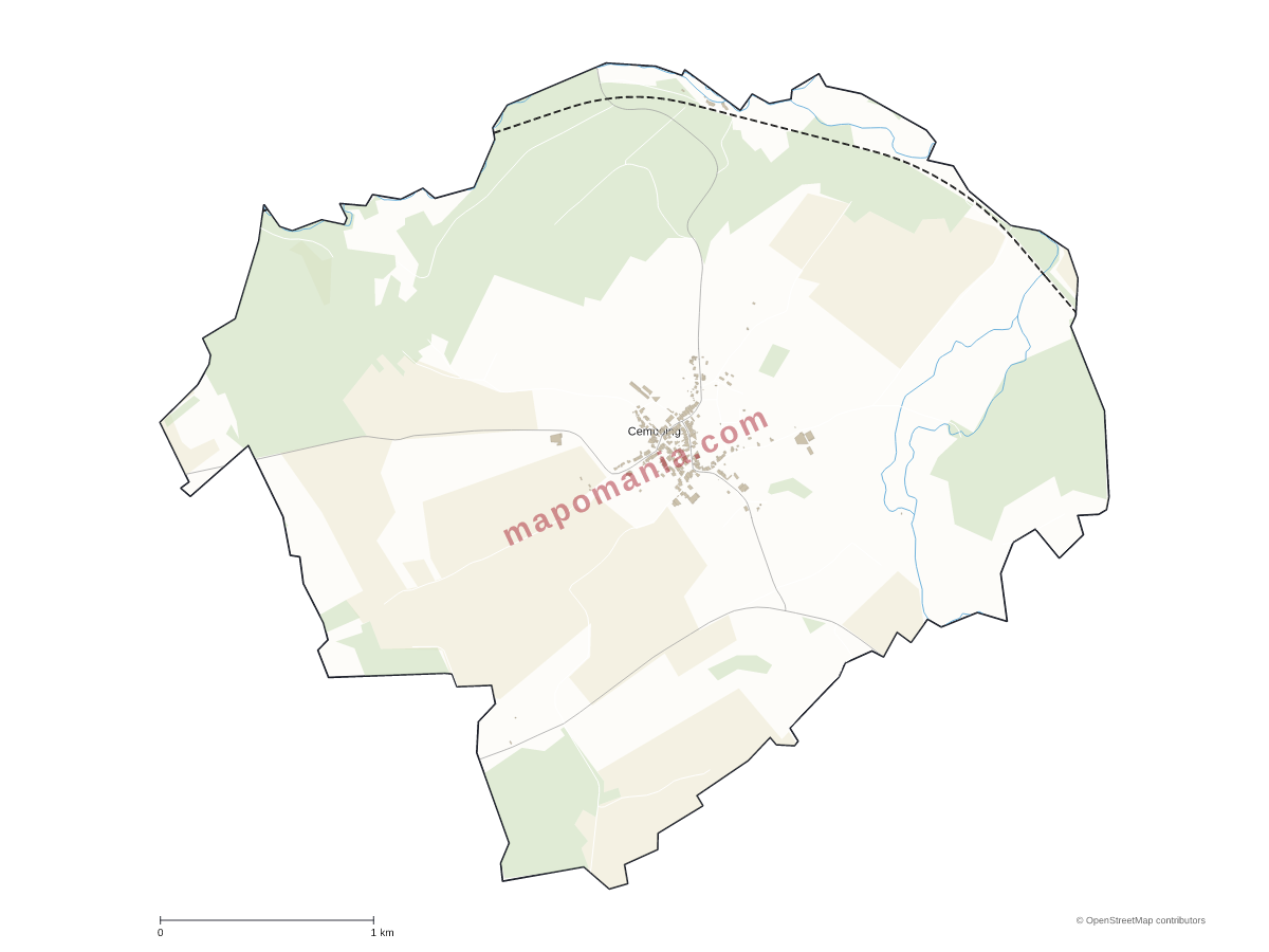 Carte de Cemboing à personnaliser