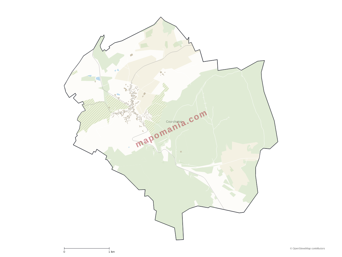 Carte de Belles-Fontaines à personnaliser