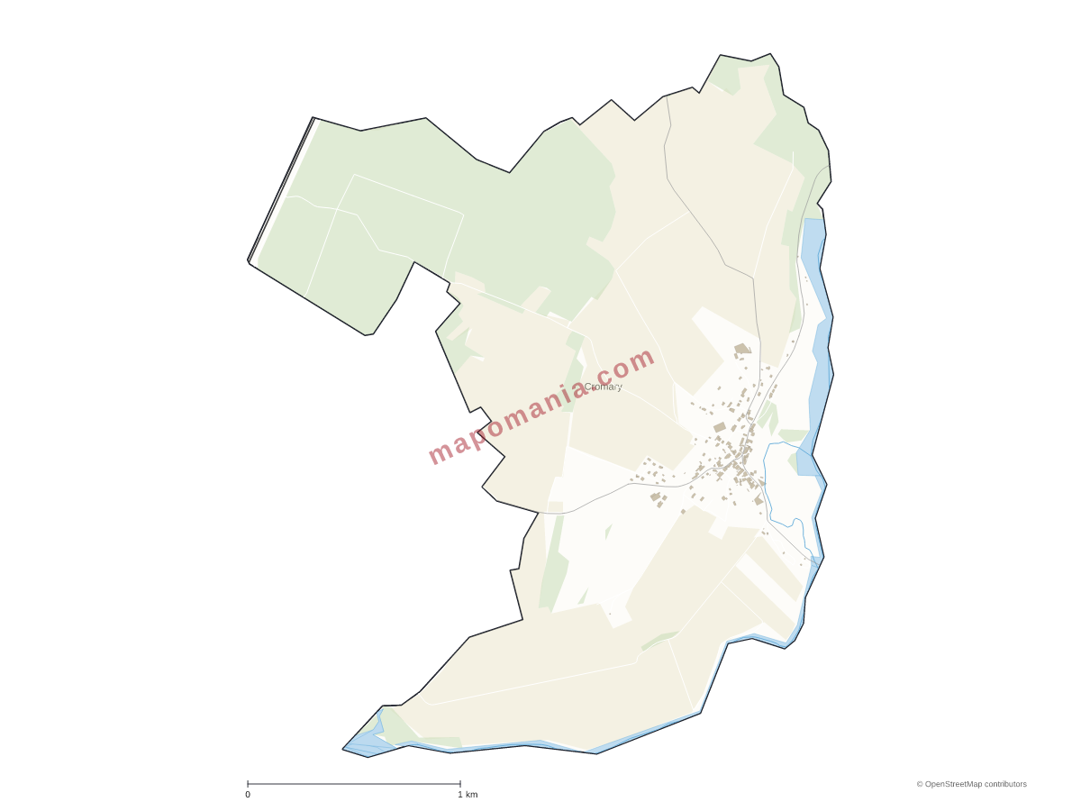 Carte de Cromary à personnaliser
