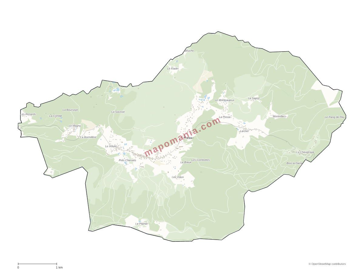 Carte de Fresse à personnaliser